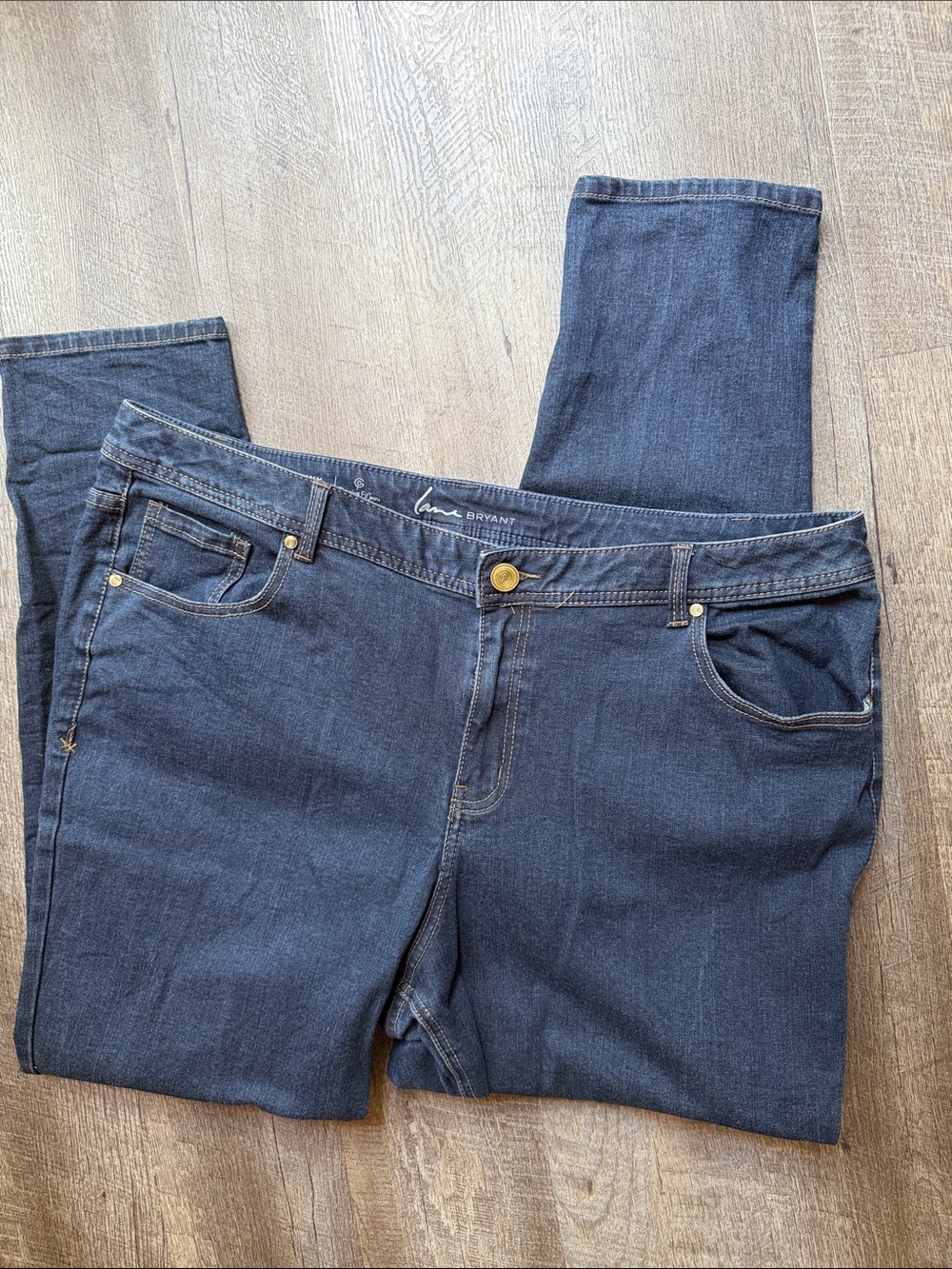 Lane Bryant Indigo Straight-Leg Women's Jeans